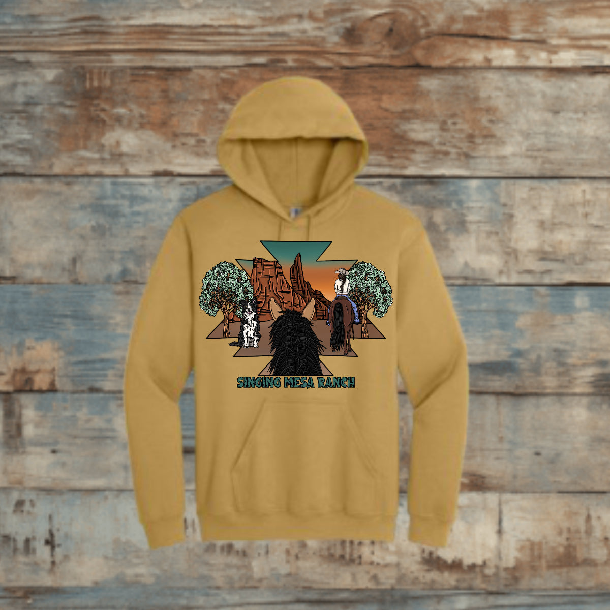 SMR Hoodie - Old Gold